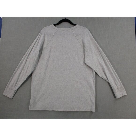 Soft Grey Aerie Long Sleeve Top With Red Heart Graphic Casual Womens Medium - Picture 8 of 9